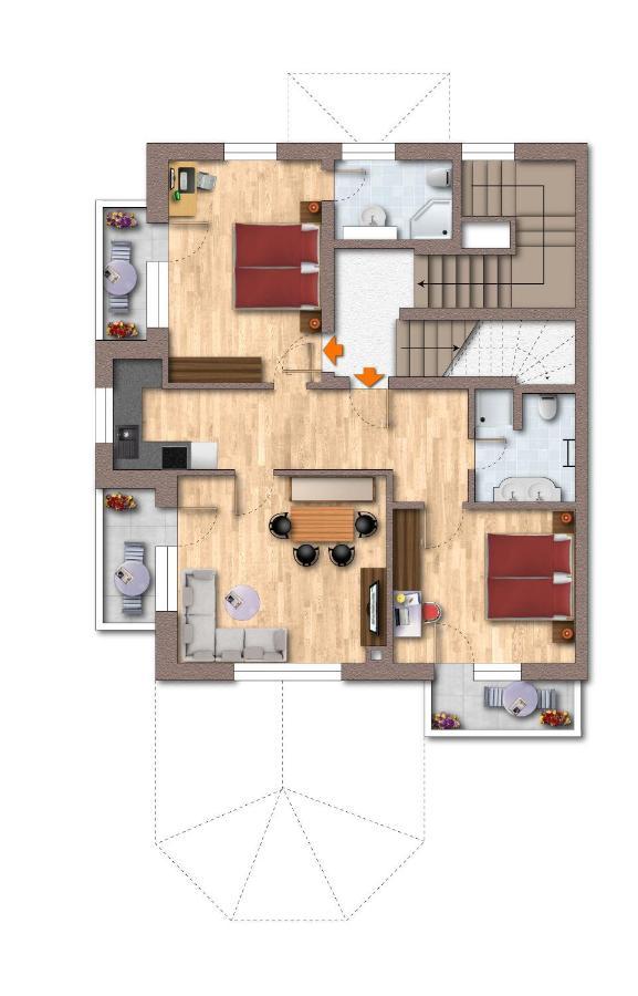 Appartement Partoll Mayrhofen Exteriér fotografie